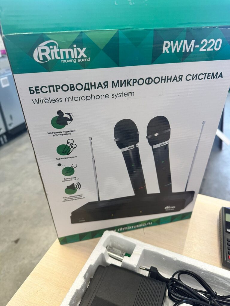 Микрофон беспроводной Ritmix RWM-220