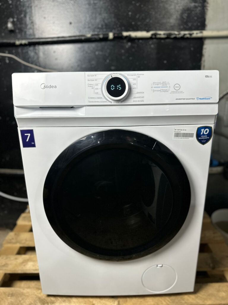 Стиральная машина узкая Midea MF100W70BS/W-RU