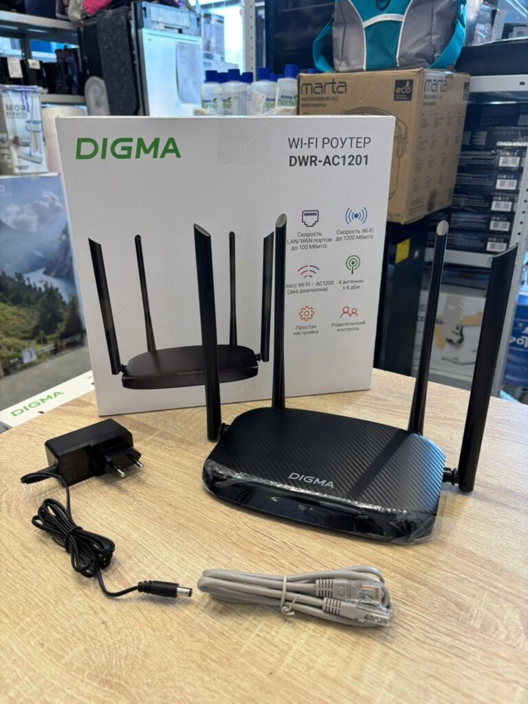 WI-FI роутер DIGMA DWR-AC1201
