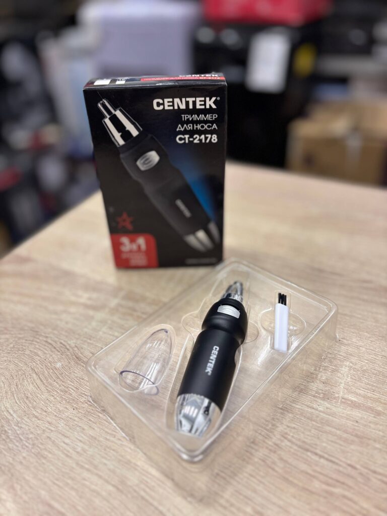 Триммер Centek CT-2178 черный/серебристый