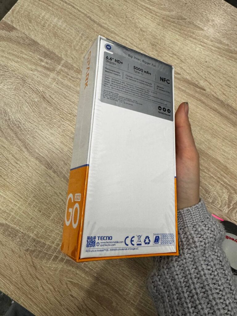 Смартфон TECNO Spark GO 2023 (BF7N) 3/64GB Enless Black